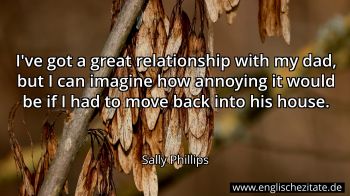 Englisches Zitat von Sally Phillips als Bild