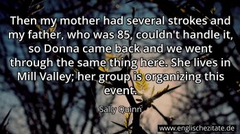 Englisches Zitat von Sally Quinn als Bild