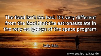 Englisches Zitat von Sally Ride als Bild