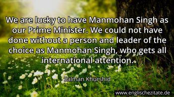 Englisches Zitat von Salman Khurshid als Bild