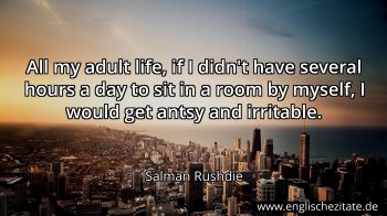 Englisches Zitat von Salman Rushdie als Bild