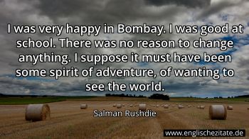 Englisches Zitat von Salman Rushdie als Bild