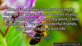 Englisches Zitat von Salman Rushdie als Bild