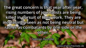 Englisches Zitat von Salman Rushdie als Bild