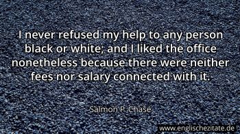 Englisches Zitat von Salmon P. Chase als Bild