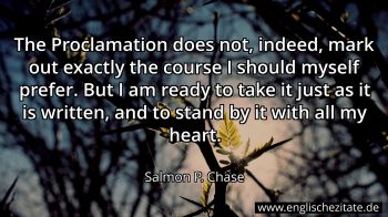 Englisches Zitat von Salmon P. Chase als Bild