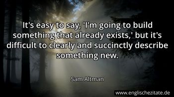 Englisches Zitat von Sam Altman als Bild