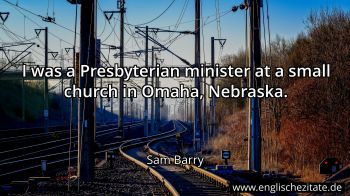 Englisches Zitat von Sam Barry als Bild