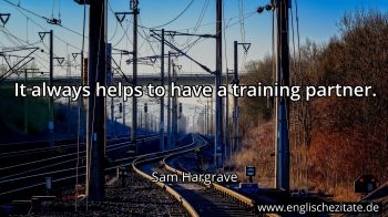 Englisches Zitat von Sam Hargrave als Bild