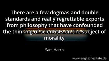 Englisches Zitat von Sam Harris als Bild