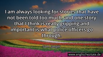 Englisches Zitat von Sam Jaeger als Bild