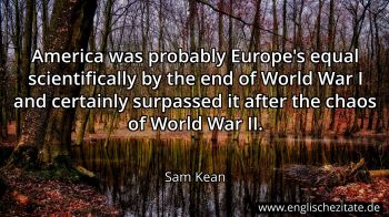 Englisches Zitat von Sam Kean als Bild