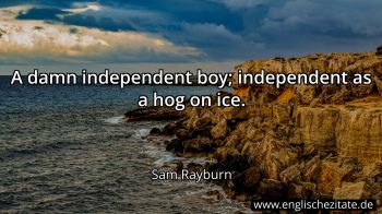 Englisches Zitat von Sam Rayburn als Bild
