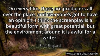Englisches Zitat von Sam Shepard als Bild
