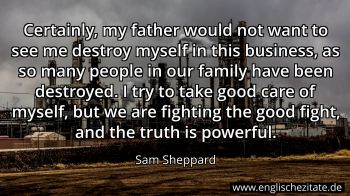 Englisches Zitat von Sam Sheppard als Bild