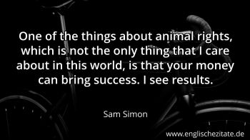 Englisches Zitat von Sam Simon als Bild