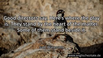 Englisches Zitat von Sam Waterston als Bild