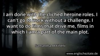 Englisches Zitat von Samantha Akkineni als Bild