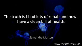 Englisches Zitat von Samantha Morton als Bild