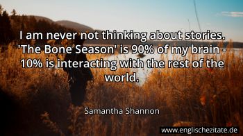 Englisches Zitat von Samantha Shannon als Bild
