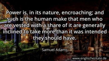 Englisches Zitat von Samuel Adams als Bild