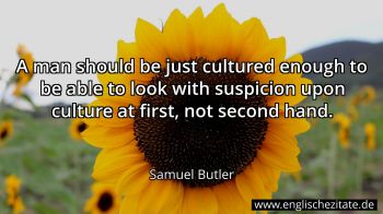 Englisches Zitat von Samuel Butler als Bild