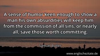 Englisches Zitat von Samuel Butler als Bild