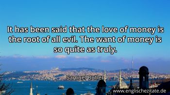 Englisches Zitat von Samuel Butler als Bild
