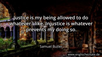 Englisches Zitat von Samuel Butler als Bild