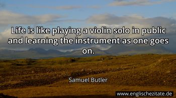 Englisches Zitat von Samuel Butler als Bild