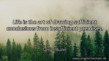 Englisches Zitat von Samuel Butler als Bild