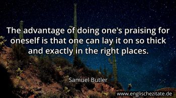 Englisches Zitat von Samuel Butler als Bild