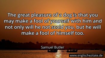 Englisches Zitat von Samuel Butler als Bild