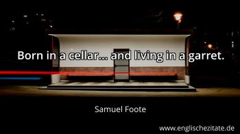 Englisches Zitat von Samuel Foote als Bild