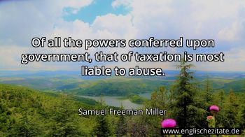 Englisches Zitat von Samuel Freeman Miller als Bild