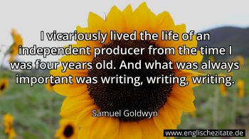 Englisches Zitat von Samuel Goldwyn als Bild
