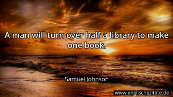 Englisches Zitat von Samuel Johnson als Bild