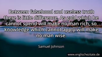 Englisches Zitat von Samuel Johnson als Bild