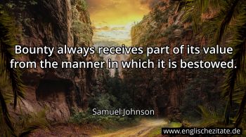 Englisches Zitat von Samuel Johnson als Bild