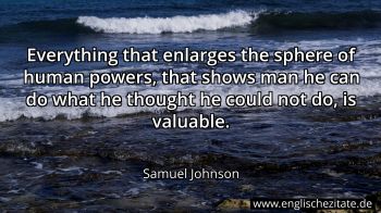 Englisches Zitat von Samuel Johnson als Bild