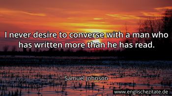 Englisches Zitat von Samuel Johnson als Bild