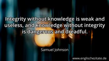 Englisches Zitat von Samuel Johnson als Bild