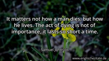 Englisches Zitat von Samuel Johnson als Bild