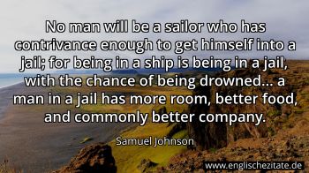 Englisches Zitat von Samuel Johnson als Bild