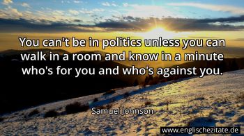 Englisches Zitat von Samuel Johnson als Bild