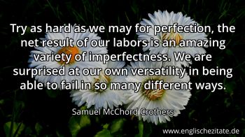 Englisches Zitat von Samuel McChord Crothers als Bild