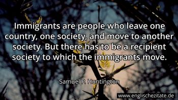 Englisches Zitat von Samuel P. Huntington als Bild