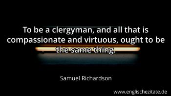 Englisches Zitat von Samuel Richardson als Bild