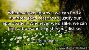 Englisches Zitat von Samuel Richardson als Bild