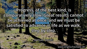 Englisches Zitat von Samuel Smiles als Bild